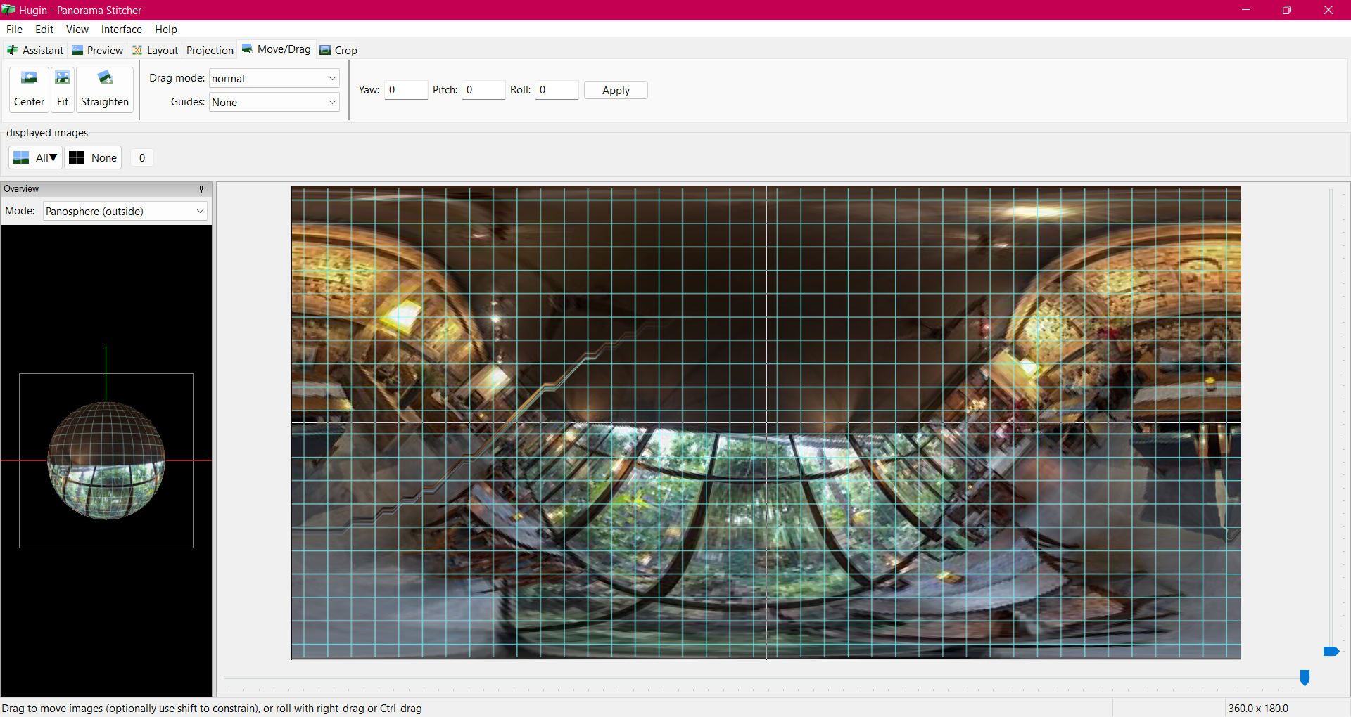 Hugin 360 Image Stitching